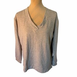 Orvis Tan V-Neck Sweatshirt Size M